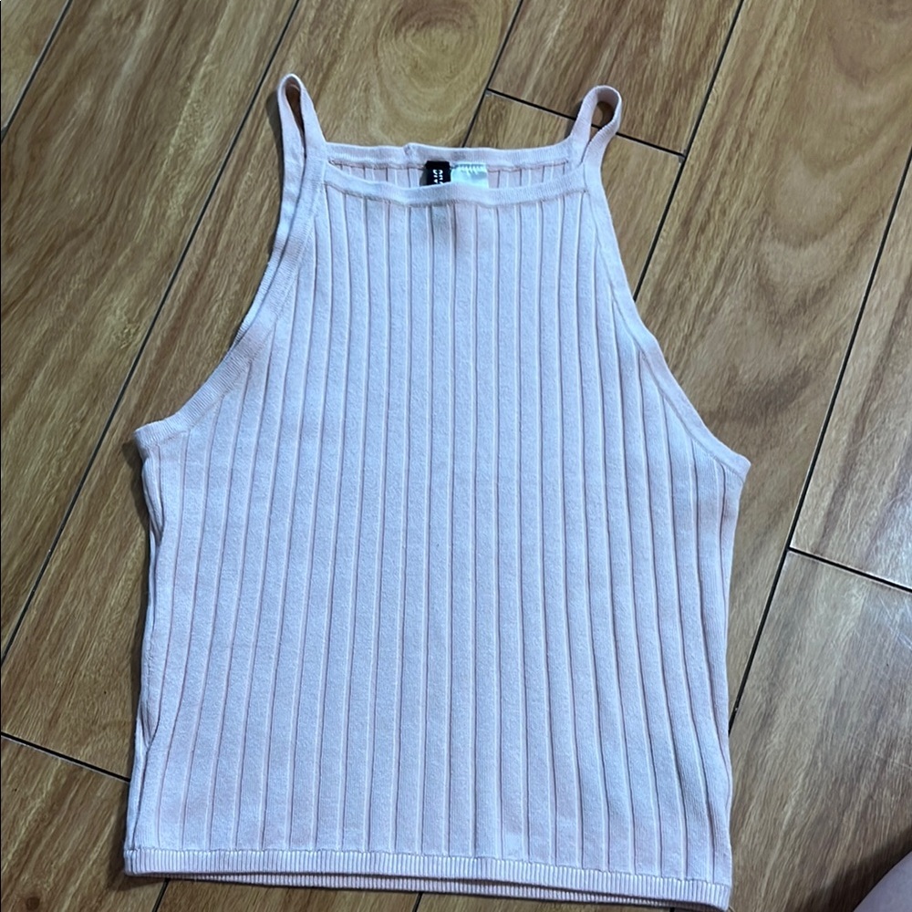 H&M Pink Ribbed Women's Top